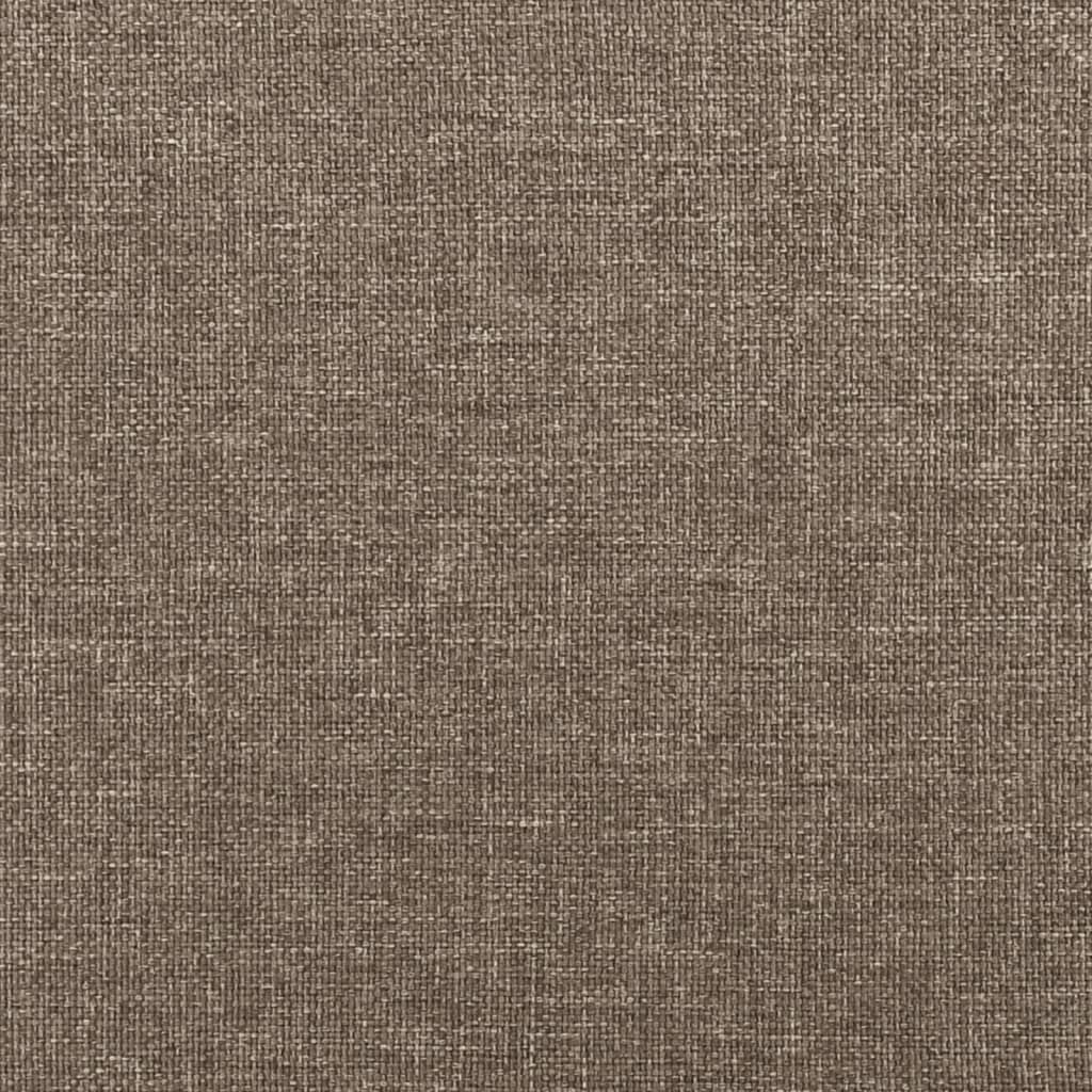Boxspring met matras en LED stof taupe 120x190 cm – afbeelding 10