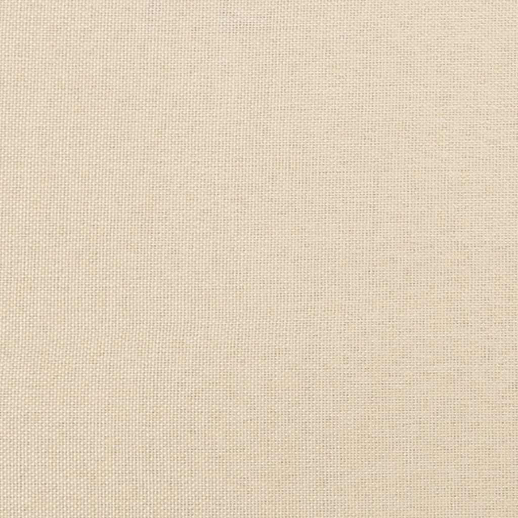 Boxspring met matras en LED stof crèmekleurig 120x190 cm – afbeelding 10