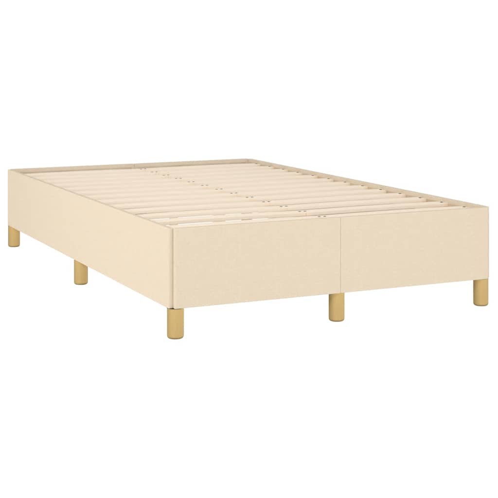 Boxspring met matras en LED stof crèmekleurig 120x190 cm – afbeelding 6