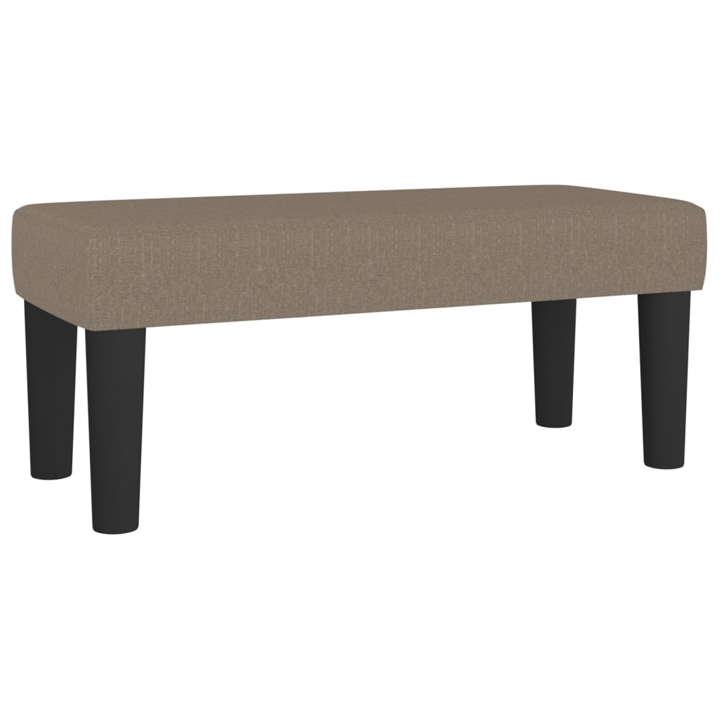 Boxspring met matras stof taupe 120x190 cm – afbeelding 8