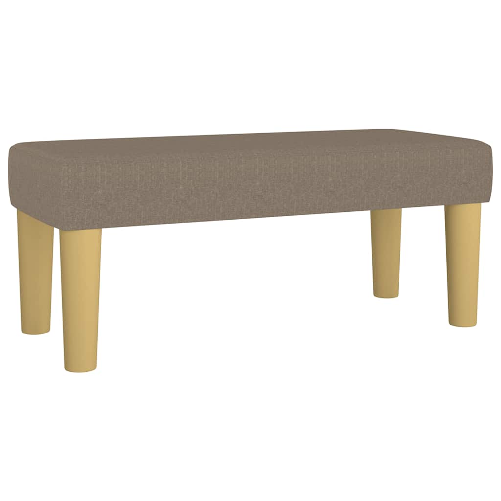 Boxspring met matras stof taupe 120x190 cm – afbeelding 8