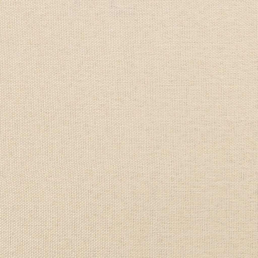 Boxspring met matras stof crèmekleurig 120x190 cm – afbeelding 9