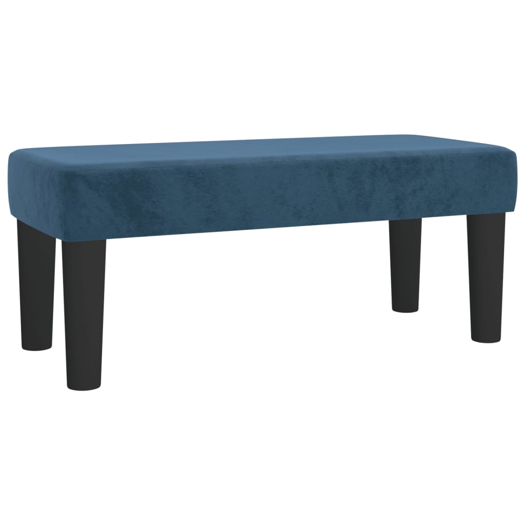 Boxspring met matras fluweel donkerblauw 120x190 cm – afbeelding 8