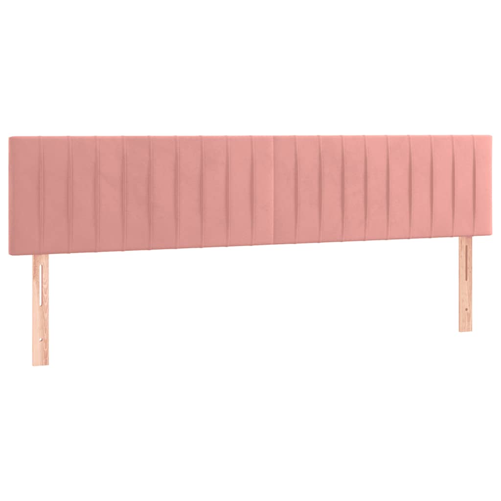 Boxspring met matras fluweel roze 120x190 cm – afbeelding 7