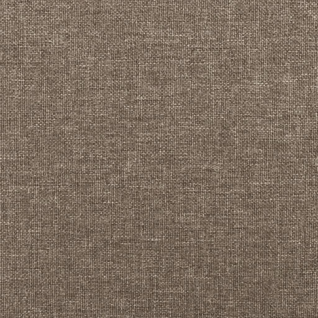 Bedframe zonder matras 120x190 cm stof taupe – afbeelding 10