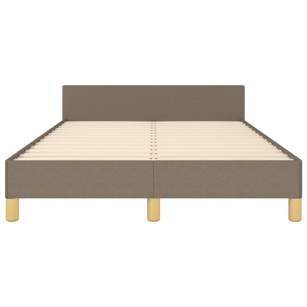 Bedframe zonder matras 120x190 cm stof taupe – afbeelding 6