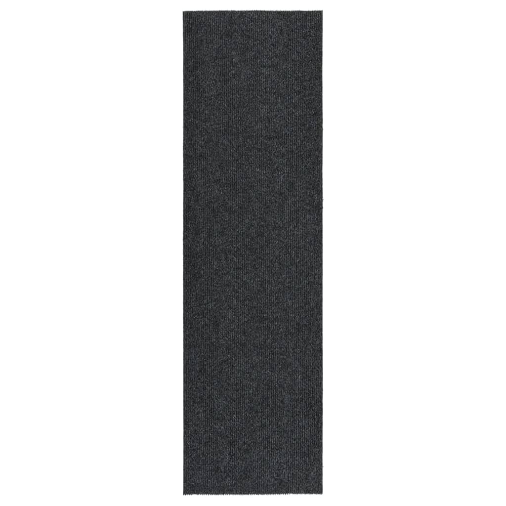 Droogloopmat 100x350 cm antracietkleurig