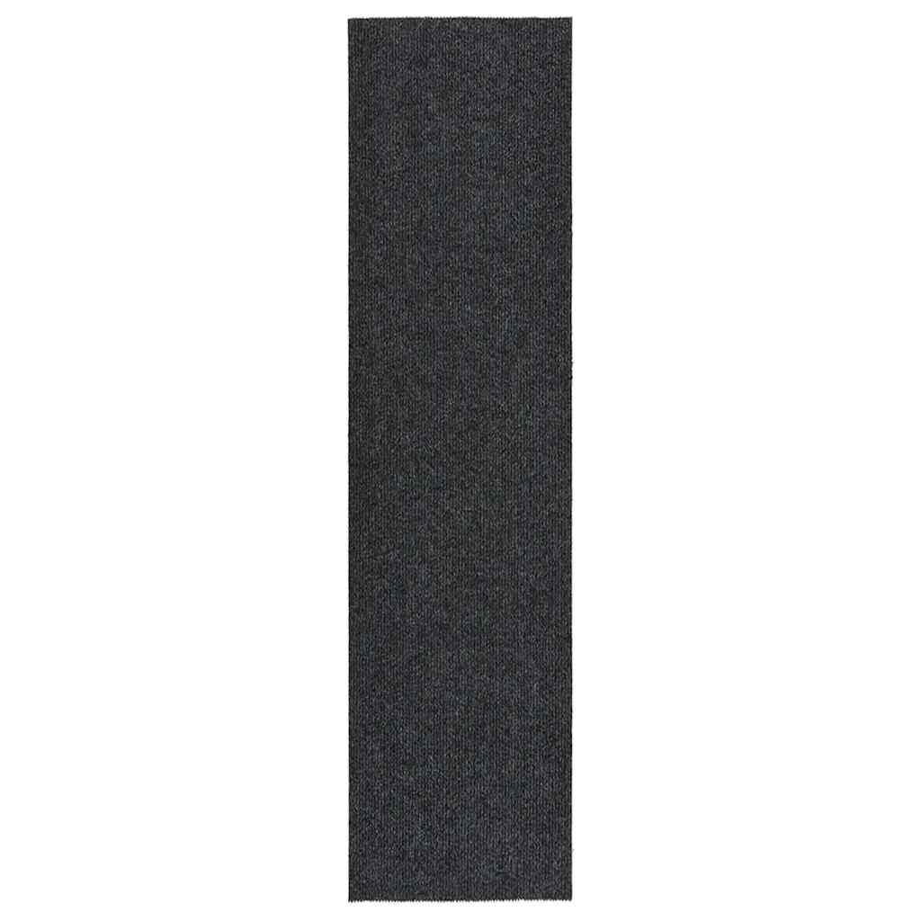 Droogloopmat 100x400 cm antracietkleurig