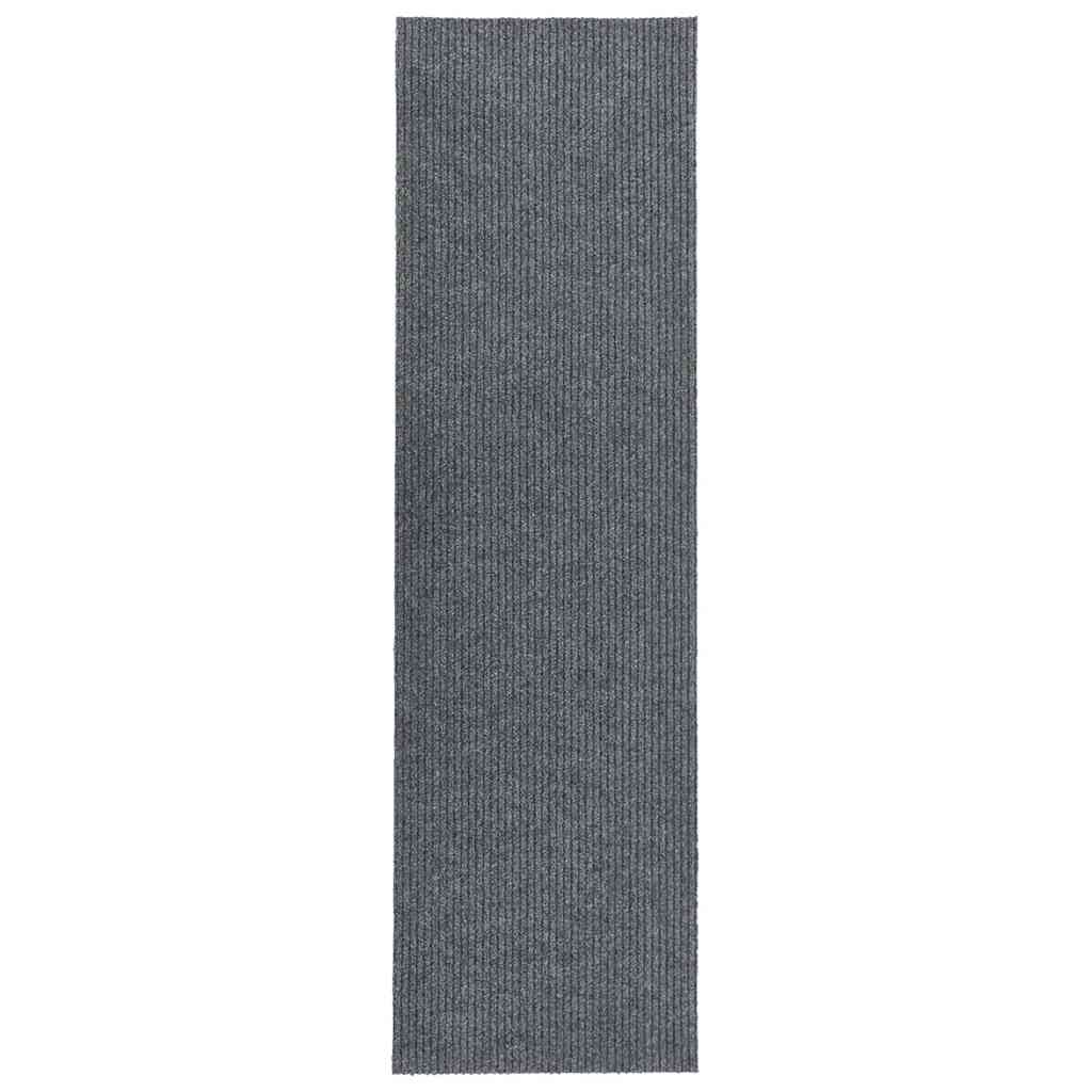 Droogloopmat 100x400 cm grijs