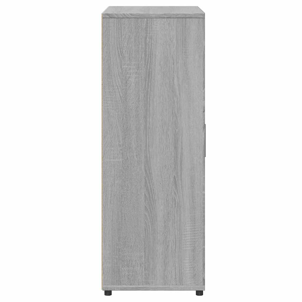 Dressoirs 2 st 60x31x84 cm bewerkt hout grijs sonoma eikenkleur – afbeelding 6
