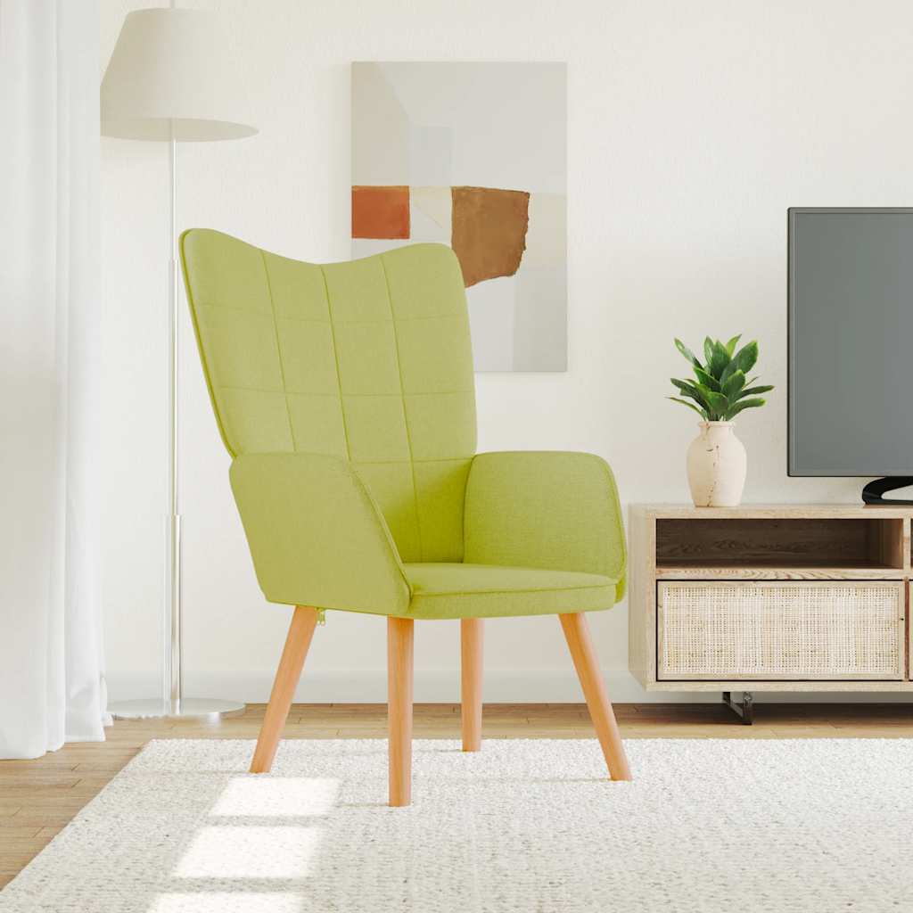 Relaxstoel stof groen