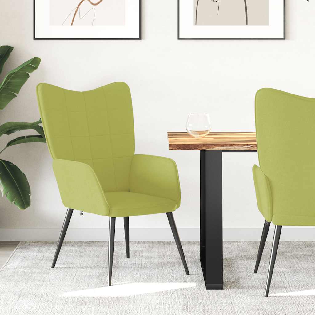 Relaxstoel stof groen