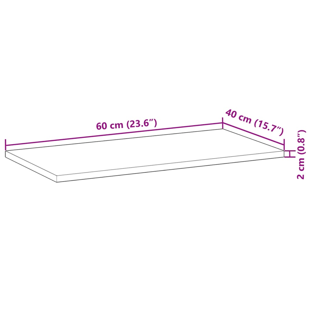Wandschappen 4 st zwevend olieafwerking 60x40x2 cm acaciahout – afbeelding 9