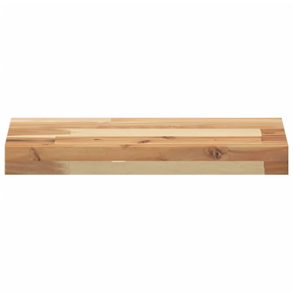 Wandschappen 4 st zwevend olieafwerking 60x20x4 cm acaciahout – afbeelding 4