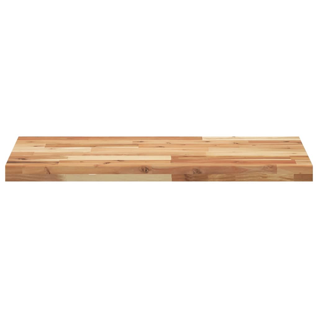 Wandschap zwevend olieafwerking 120x40x4 cm massief acaciahout – afbeelding 4