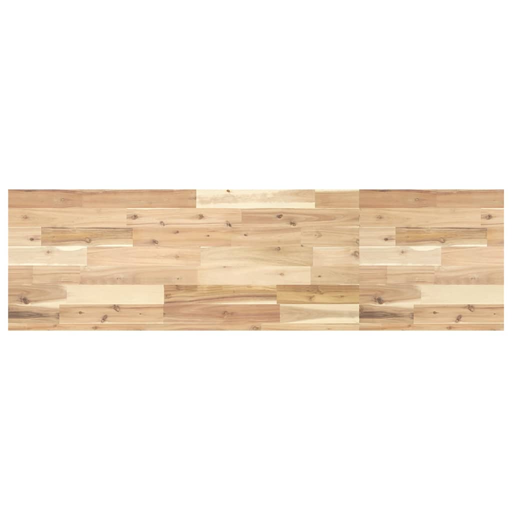 Wastafelblad 160x40x4 cm onbehandeld massief acaciahout