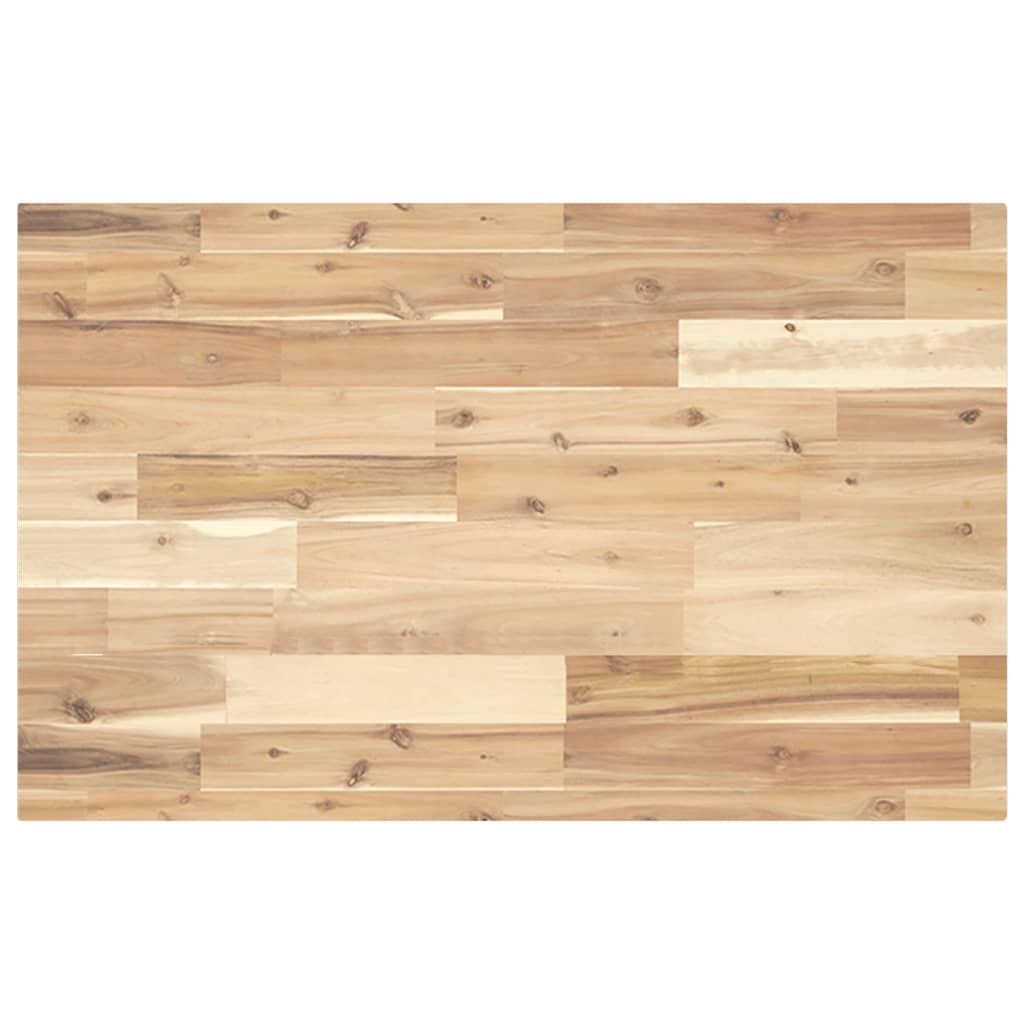 Wastafelblad 120x50x4 cm onbehandeld massief acaciahout
