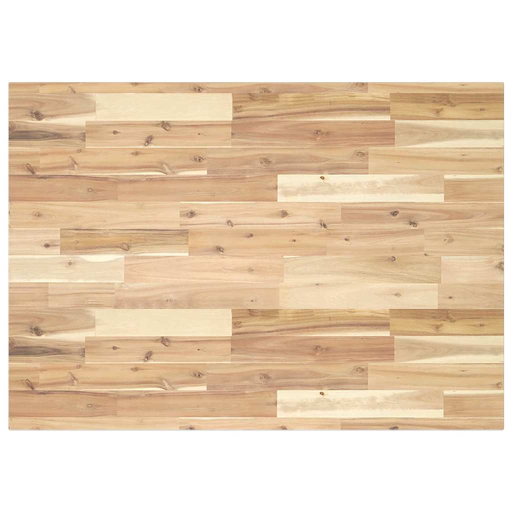 Bureaublad 120x70x2 cm onbehandeld massief acaciahout