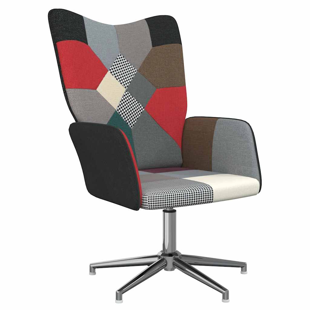 Relaxstoel patchwork stof
