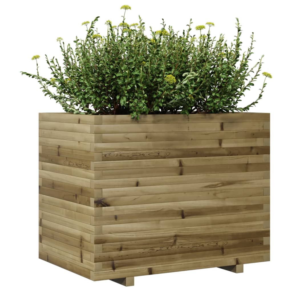 Plantenbak 90x60x72 cm geïmpregneerd grenenhout – afbeelding 4