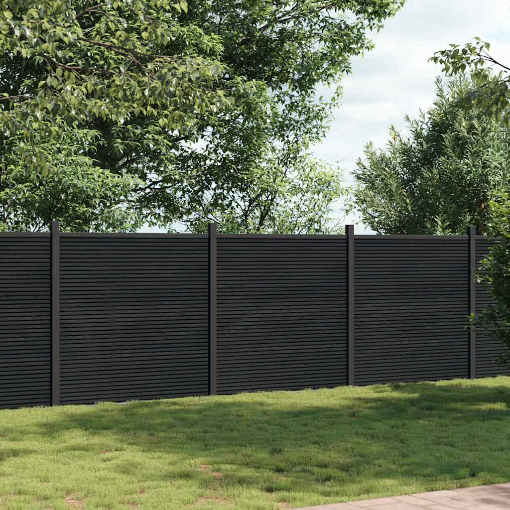 Schuttingpaneel 526x186 cm HKC grijs – afbeelding 1