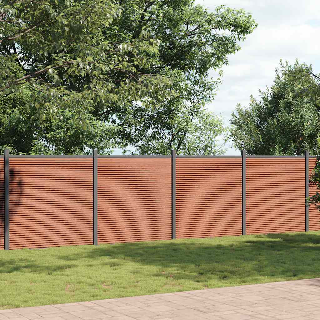 Schuttingpaneel 1218x186 cm HKC bruin