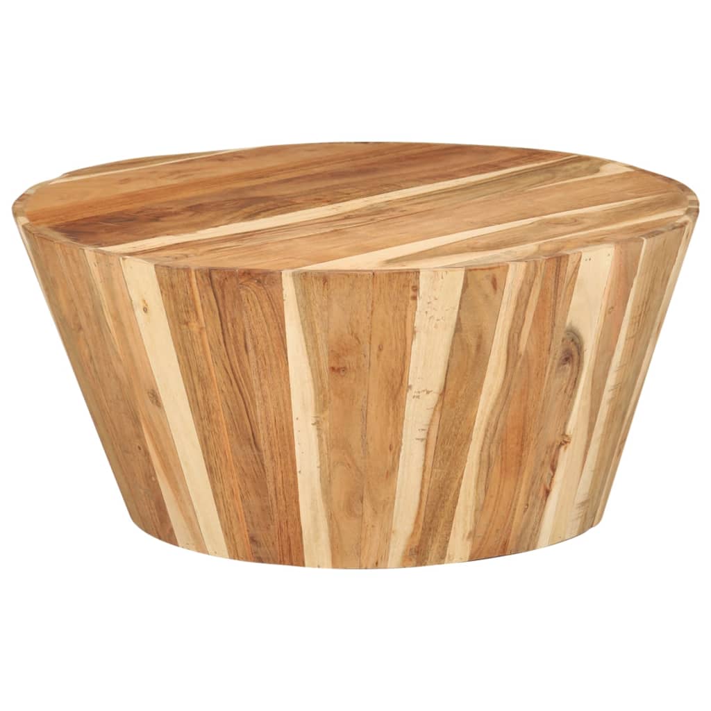 Salontafel Ø65x31 cm massief acaciahout