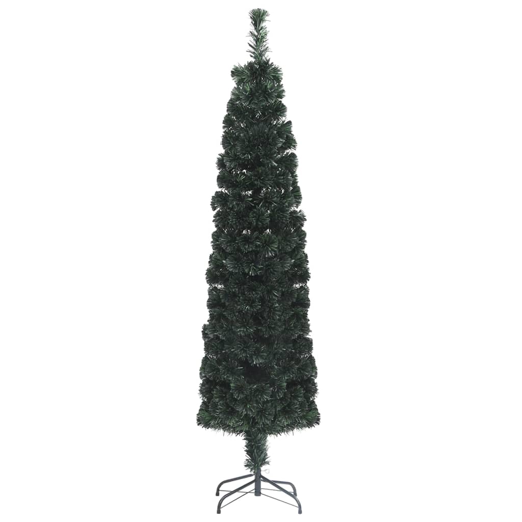 Kunstkerstboom met standaard smal 180 cm glasvezel – afbeelding 2