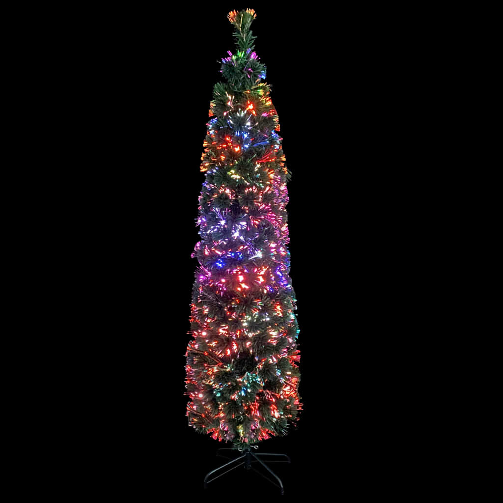Kunstkerstboom met standaard smal 180 cm glasvezel – afbeelding 3