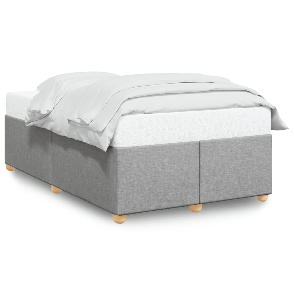 Bedframe zonder matras 120x190 cm stof lichtgrijs – afbeelding 1