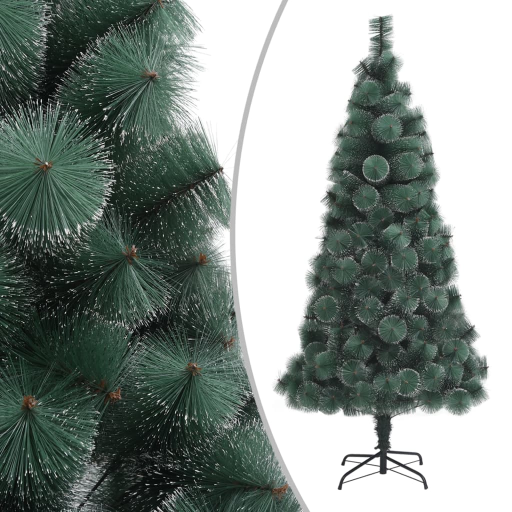 Kunstkerstboom met standaard 210 cm PET groen – afbeelding 1