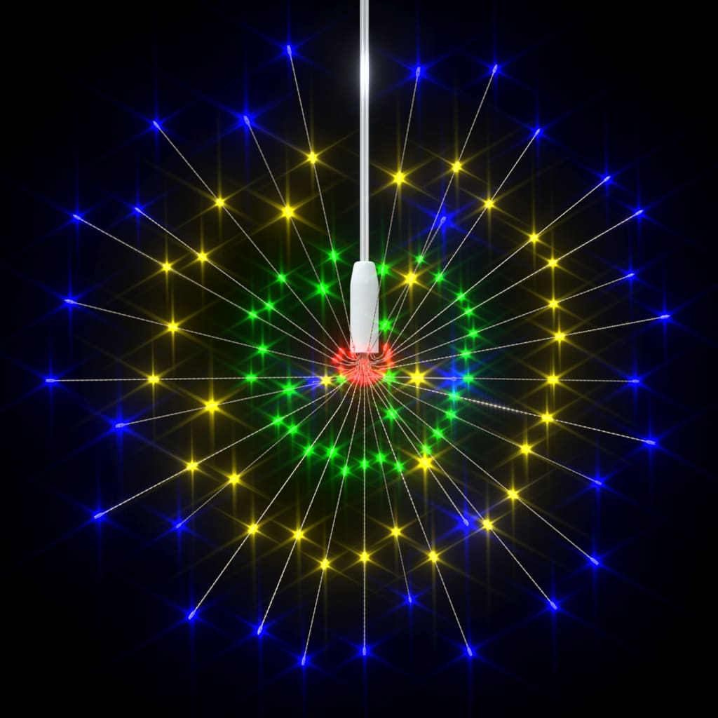 Kerstverlichting vuurwerk 140 LED's buiten 20 cm meerkleurig – afbeelding 4
