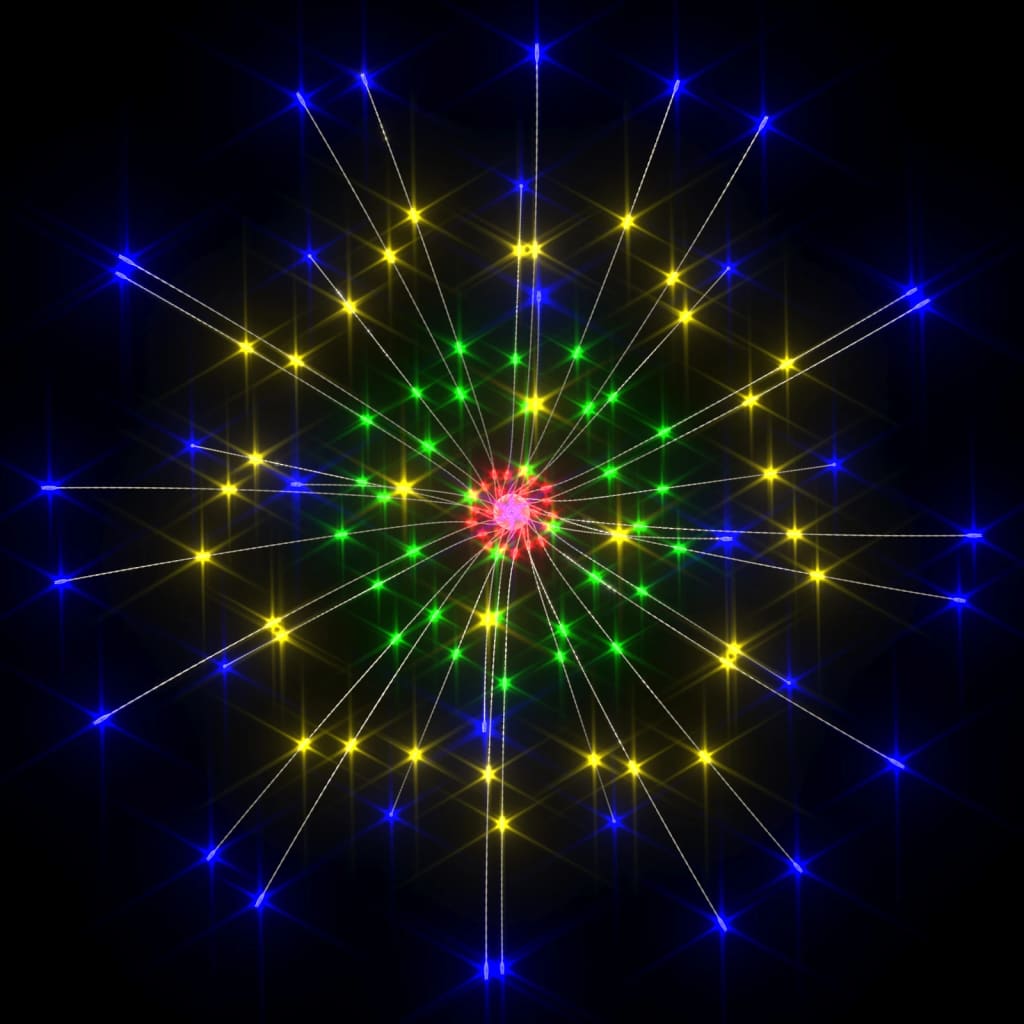 Kerstverlichting vuurwerk 140 LED's buiten 20 cm meerkleurig – afbeelding 5