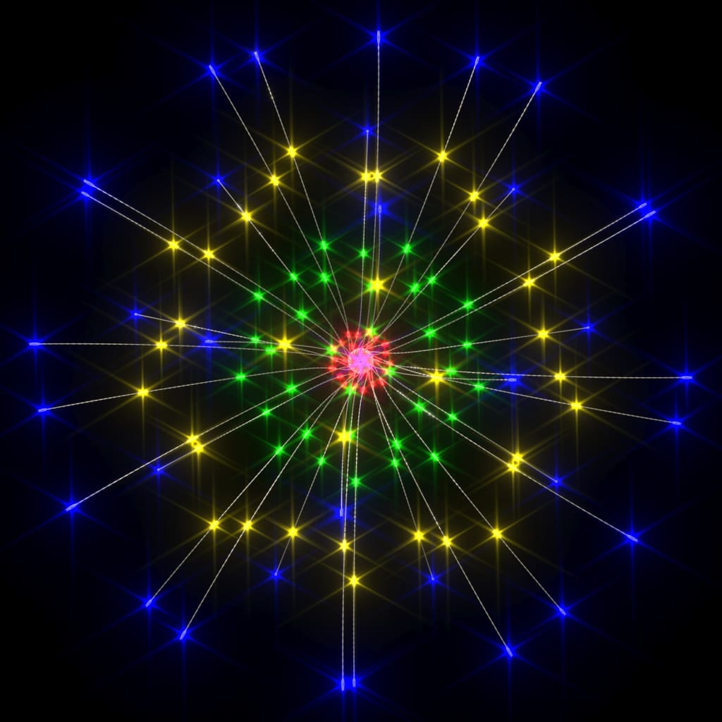 10 st Kerstverlichting vuurwerk 1400 LED's 20 cm meerkleurig – afbeelding 6