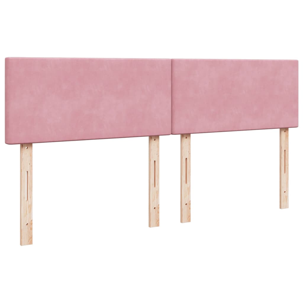 Boxspring met matras fluweel roze 180x200 cm – afbeelding 8