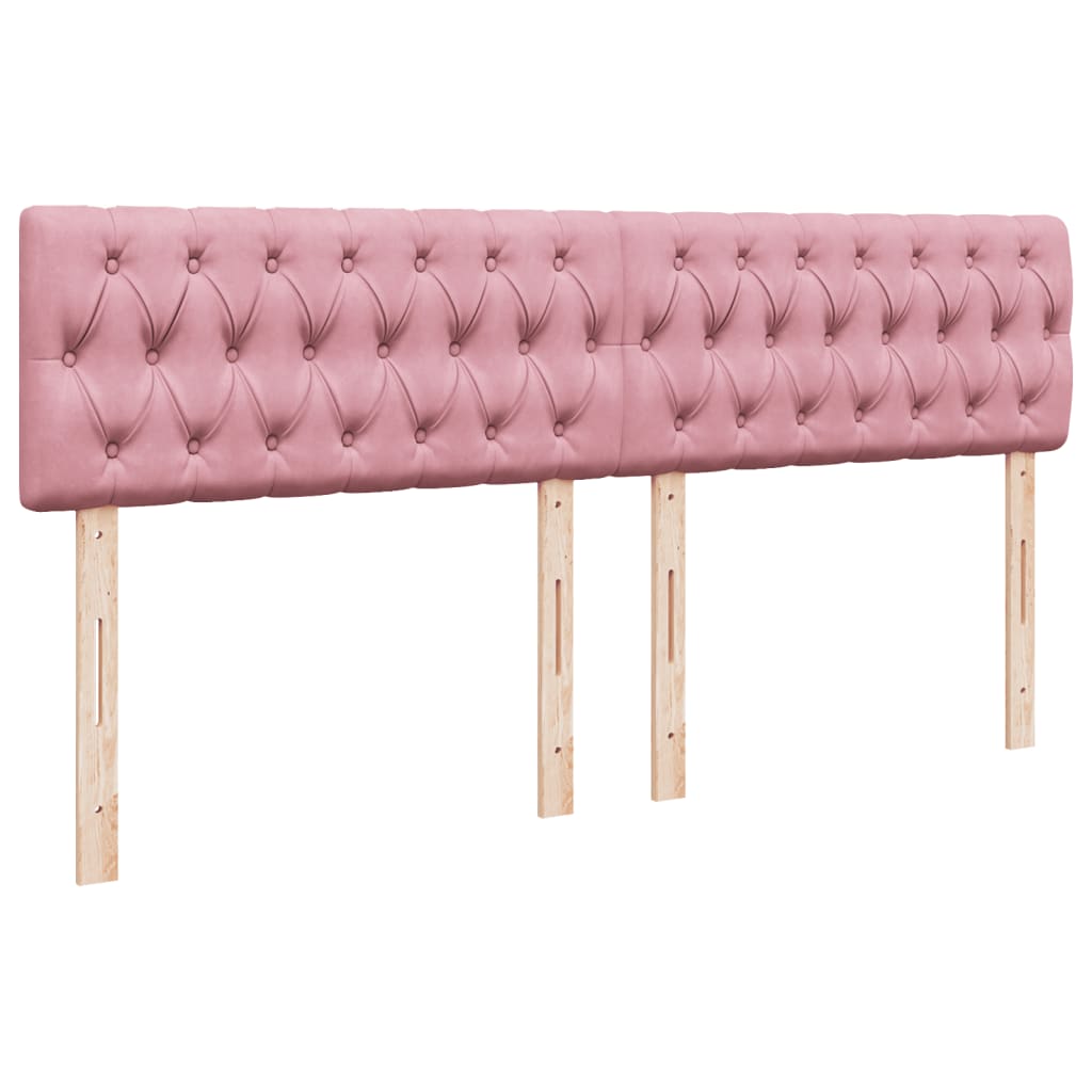 Boxspring met matras fluweel roze 180x200 cm – afbeelding 8