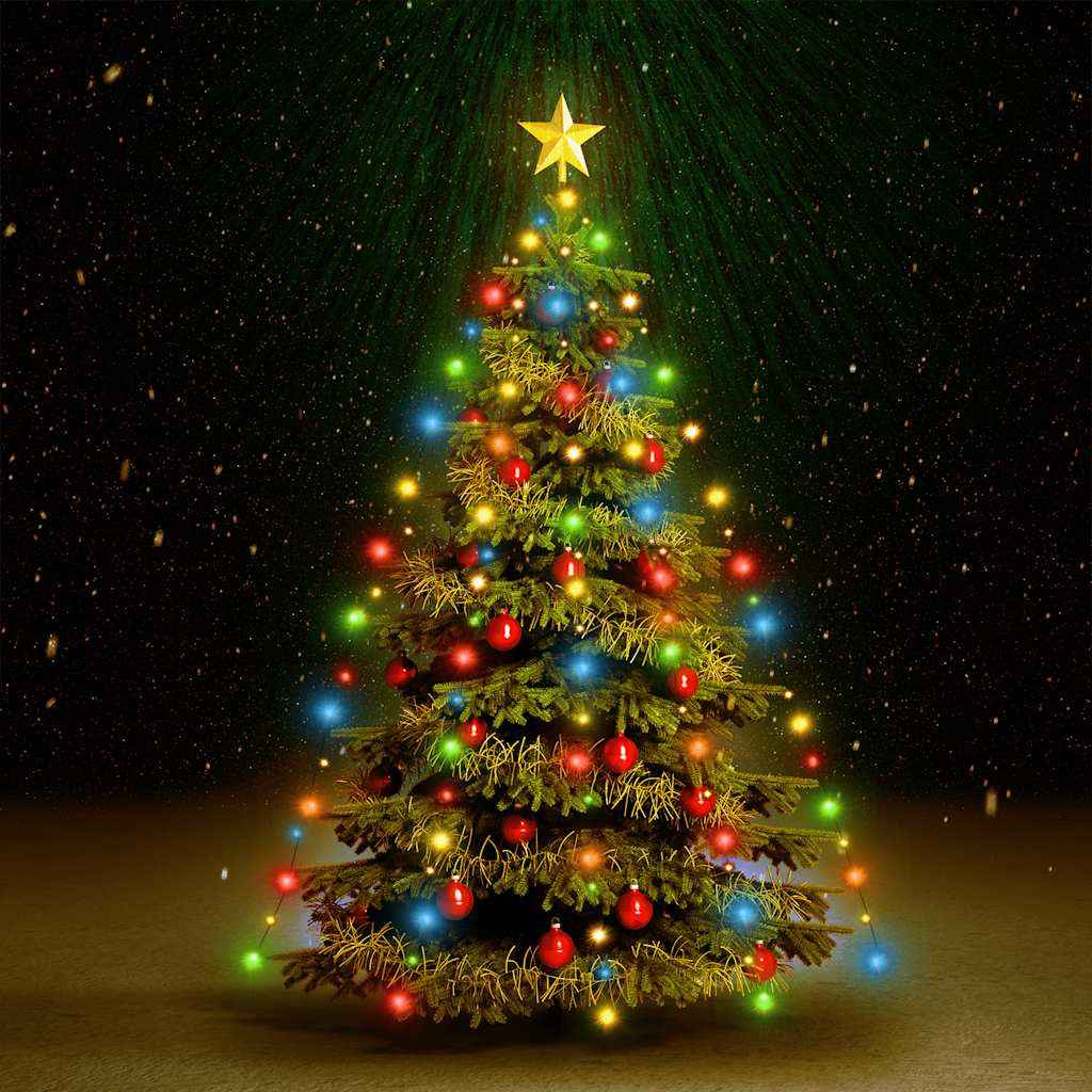 Kerstboomverlichting met 150 LED's meerkleurig net 150 cm