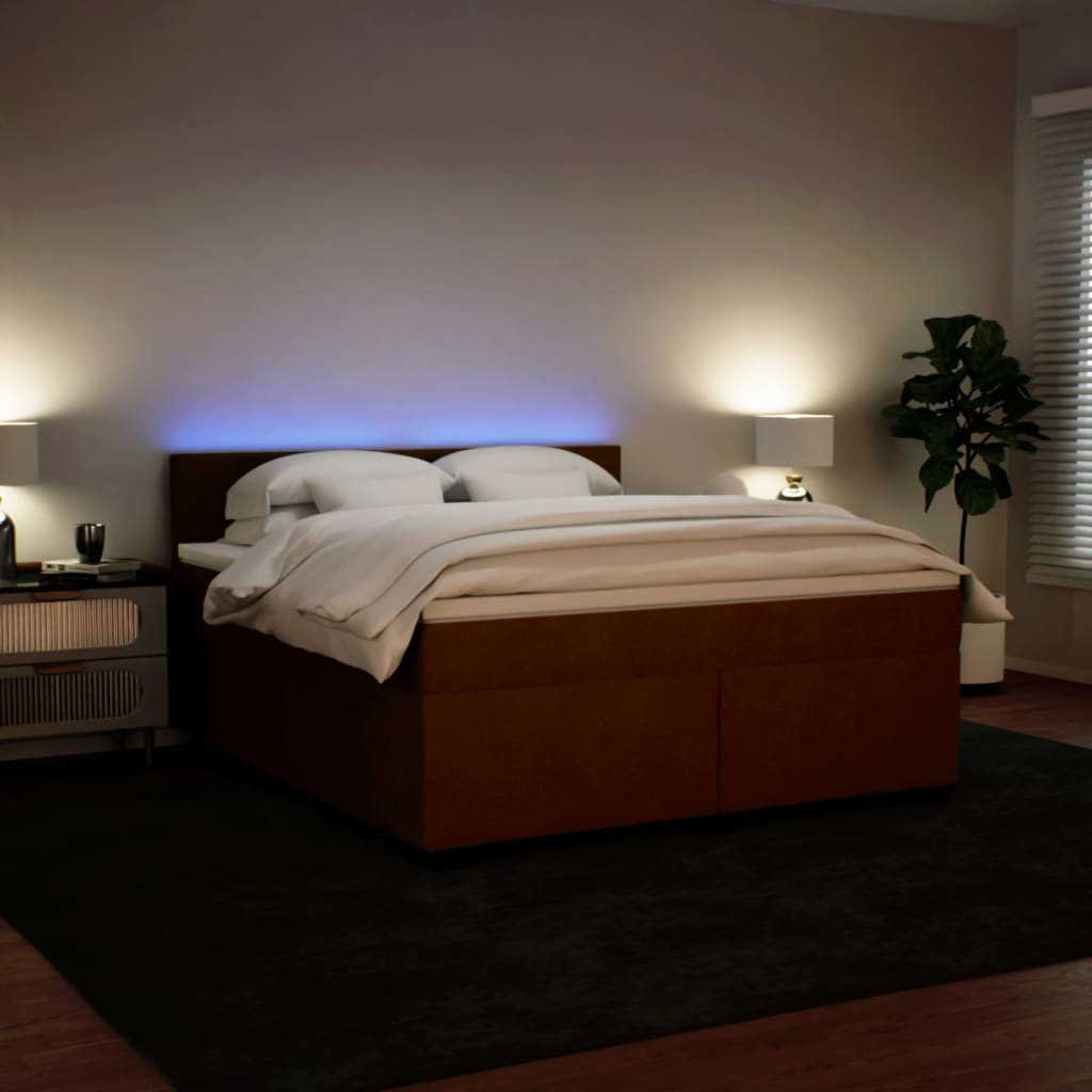 Boxspring met matras fluweel roze 180x200 cm – afbeelding 4