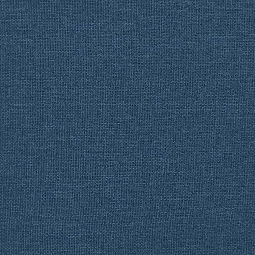 Boxspring met matras stof blauw 140x200 cm – afbeelding 12