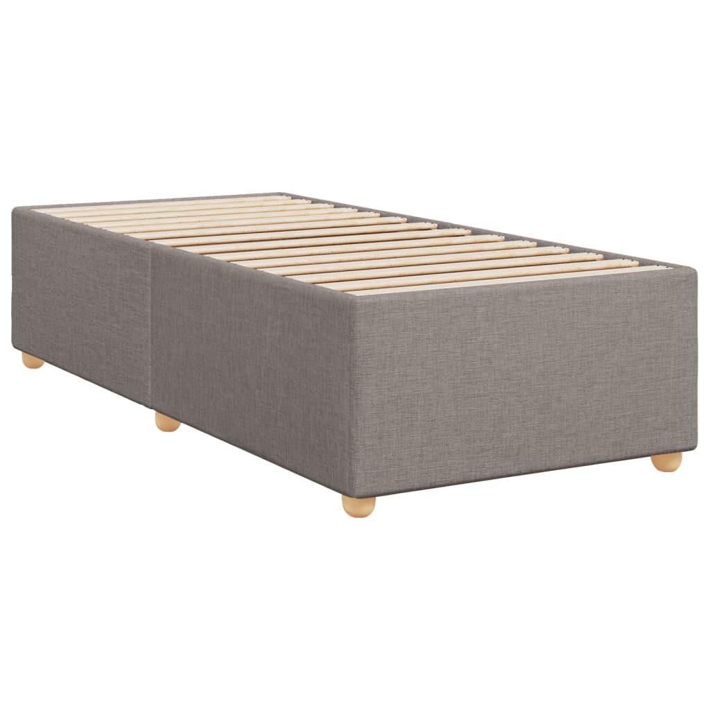 Boxspring met matras stof taupe 80x200 cm – afbeelding 8