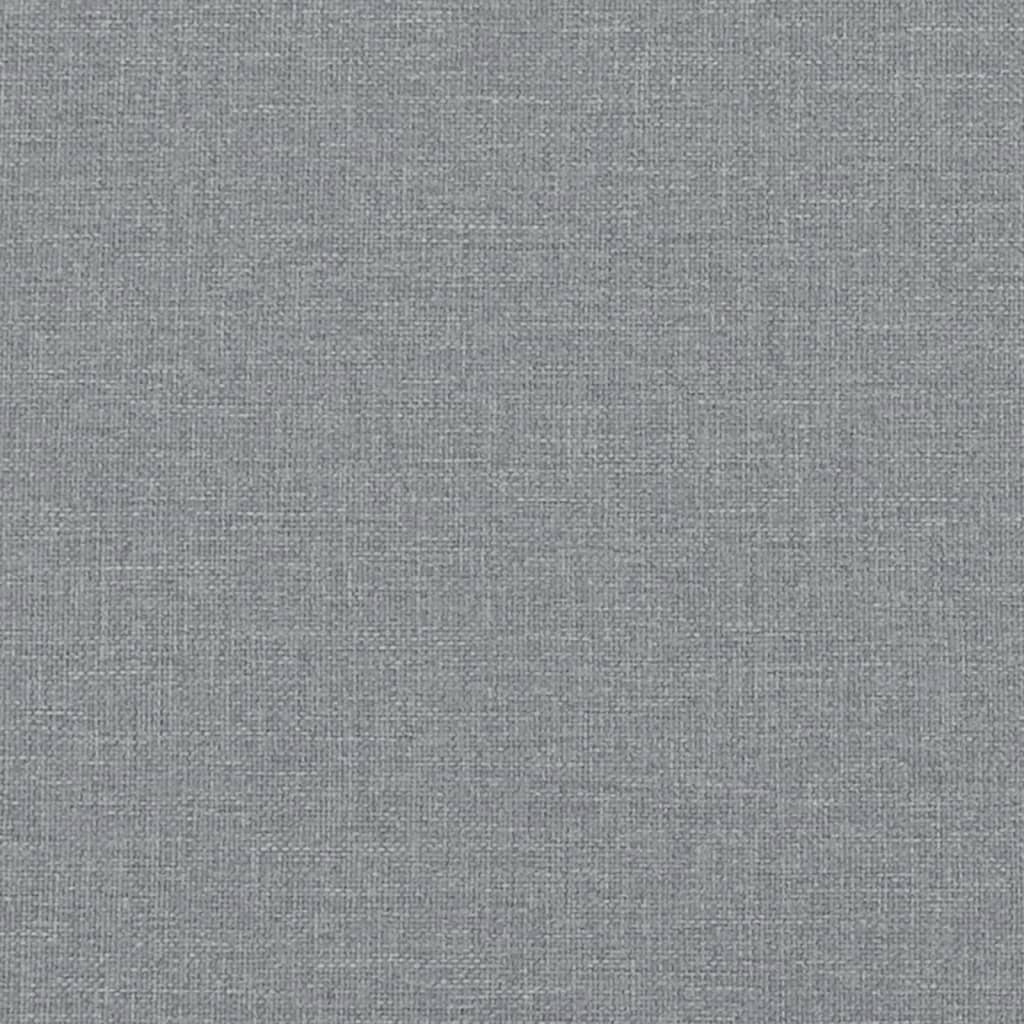 Boxspring met matras stof lichtgrijs 80x200 cm – afbeelding 12