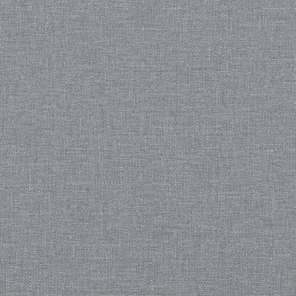Boxspring met matras stof lichtgrijs 80x200 cm – afbeelding 12