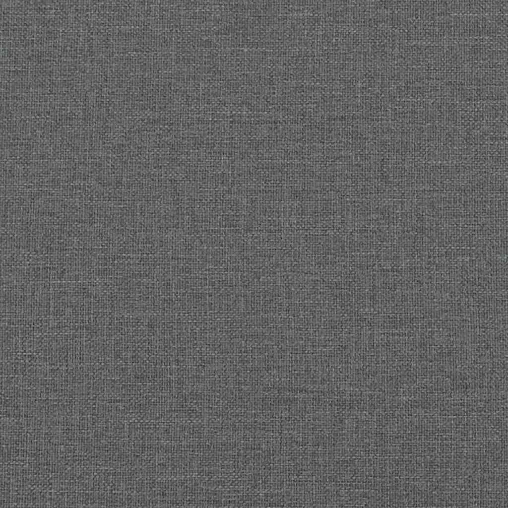 Boxspring met matras stof donkergrijs 90x200 cm – afbeelding 12