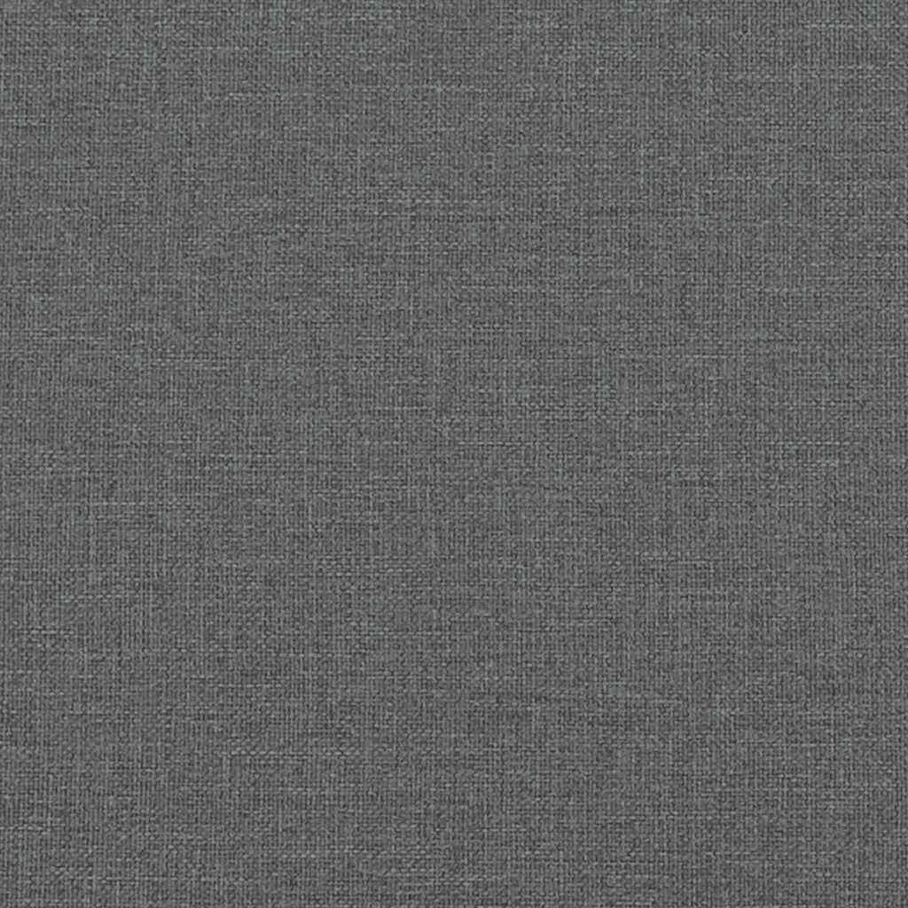 Boxspring met matras stof donkergrijs 90x200 cm – afbeelding 12
