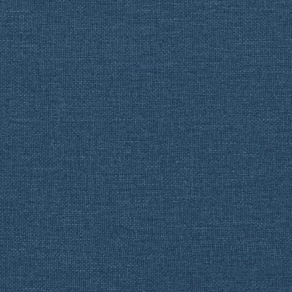 Boxspring met matras stof blauw 140x190 cm – afbeelding 12