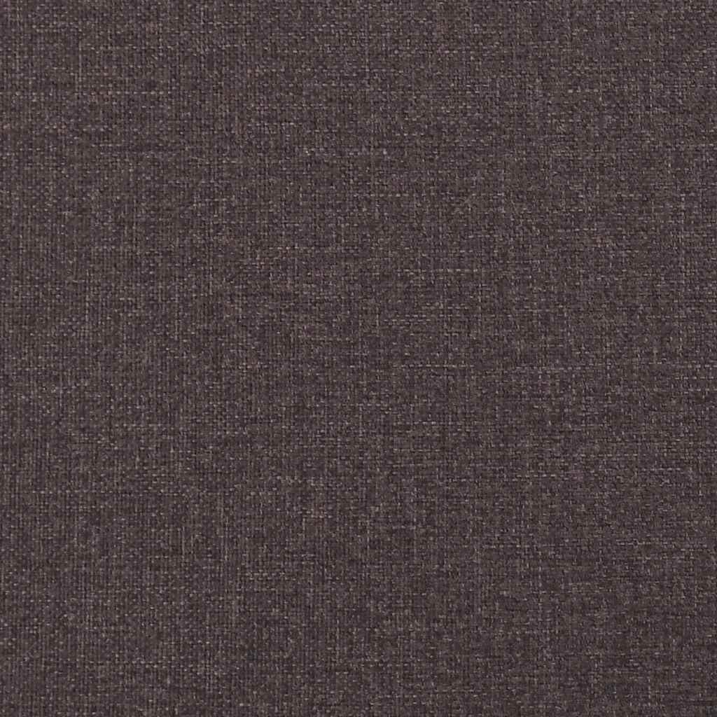 Boxspring met matras stof donkerbruin 140x200 cm – afbeelding 12
