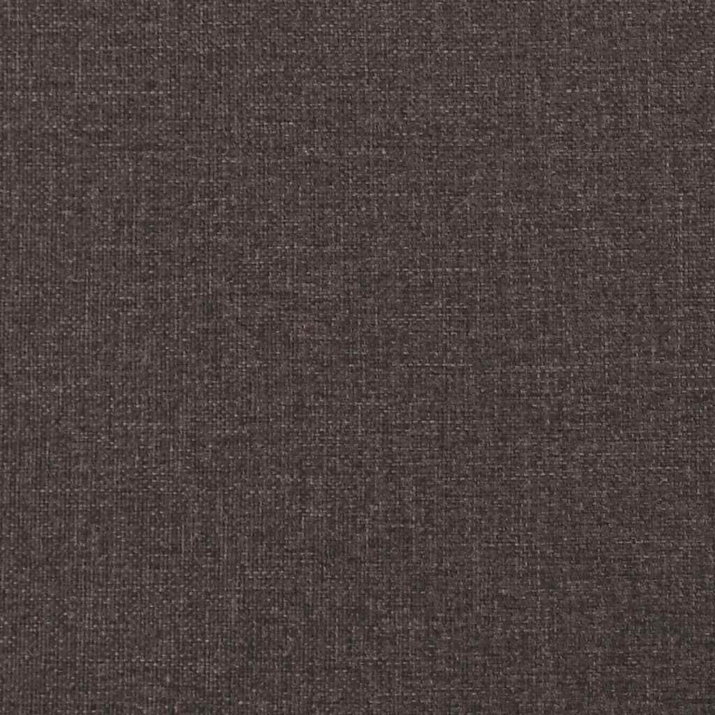 Boxspring met matras stof donkerbruin 160x200 cm – afbeelding 12