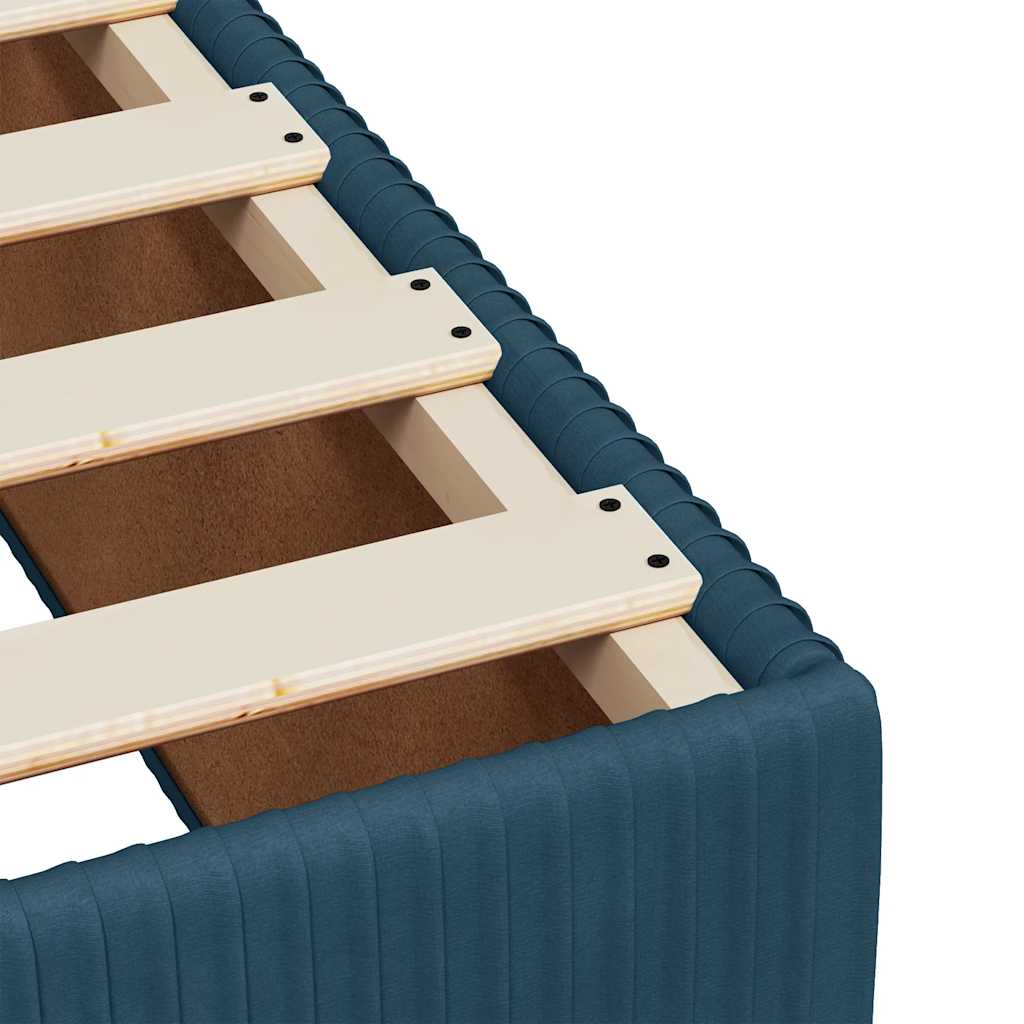 Boxspring met matras fluweel donkerblauw 80x200 cm – afbeelding 11