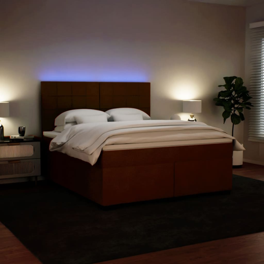 Boxspring met matras fluweel roze 180x200 cm – afbeelding 5