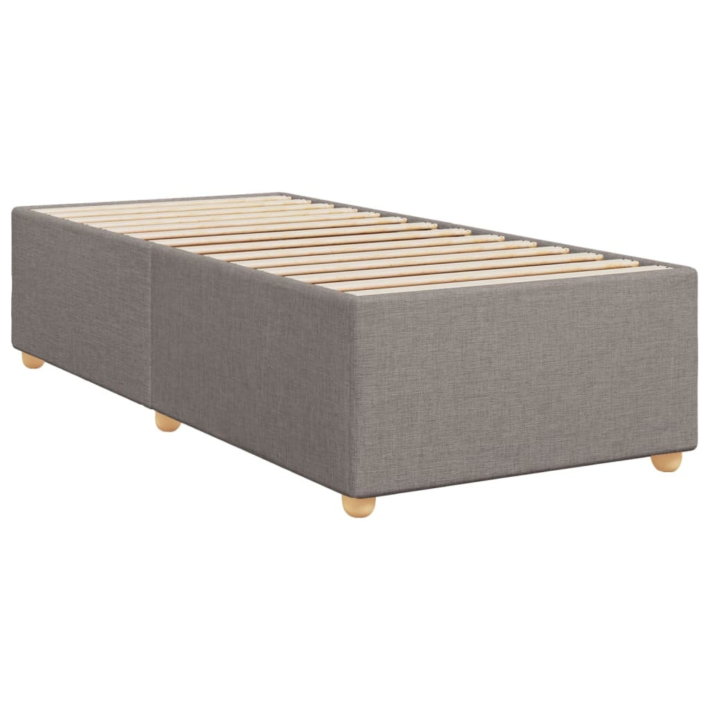 Boxspring met matras stof taupe 80x200 cm – afbeelding 10